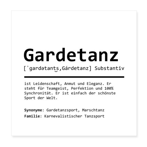 Gardetanz definition - gardetanz,