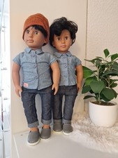 Our Generation Jungen Puppen Franco 2 Stück, 46cm, Stehpuppe, Zwillingspuppen 