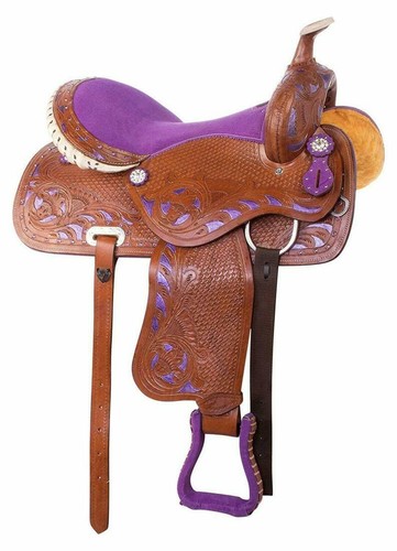 Western ledersattel pferd - ledersattel,