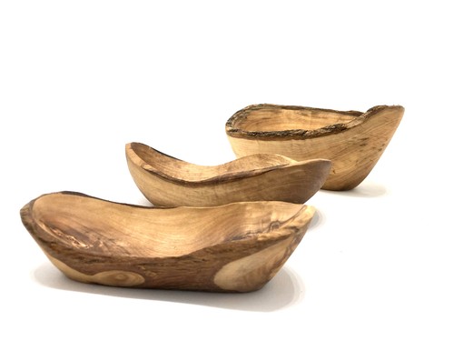 Schale rustikal oval - , aus