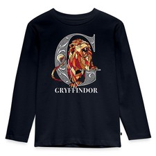 Harry Potter Gryffindor Gold monochrom Kinder Langarmshirt