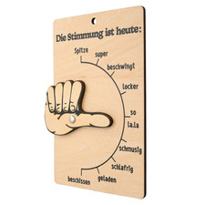 Holz Stimmungsbarometer