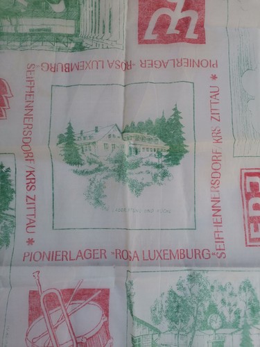 Vintage schal fdj ddr - schal,