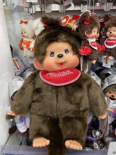 Monchhichi girl plush doll - ,