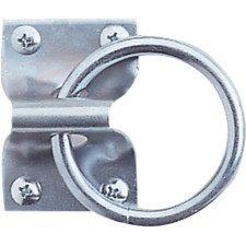 Anbindering Barrenring Platte Ring Metallplatte  Anbinder verzinkt