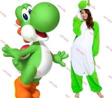 DE Karneval 2025: SAZAC Fleece-Kostüm Super Mario Yoshi Kigurumi Cosplay Fancy