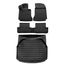 Gummimatten + Kofferraumwanne SET für Mercedes C-Klasse W204 2007-2014