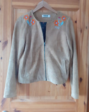 Ziegen-Wildleder Jacke ( kurz)