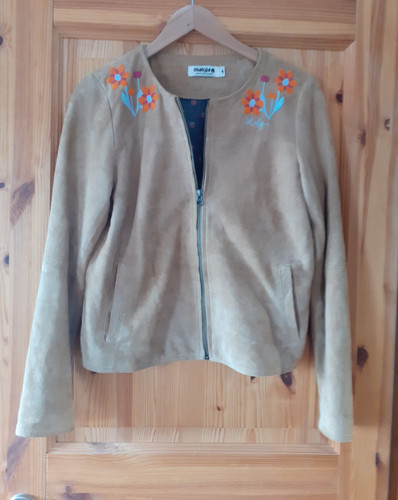 Ziegen wildleder jacke - ziegen-wildleder, kurz)