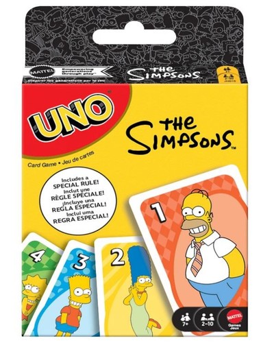Mattel uno the simpsons - mattel,