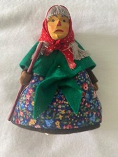 Lotte Sievers Hahn Hexe, Erzgebirge, passend zu Ostheimer, Holz,Filz, Sammler