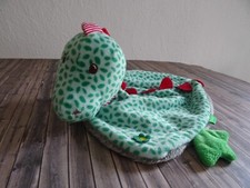 ?  Drache Dinosaurier Dino Schmusetuch Kuscheltuch Nuckeltuch Baby Glück Grün
