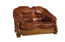 Echtleder ecksofa cognac - ecksofa,