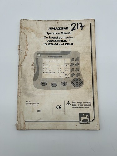 Amazone computer amatron m - amazone,