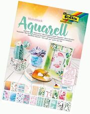 Folia Motivblock Aquarell 240