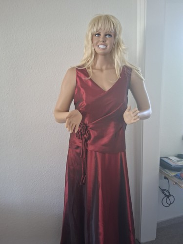 Abendkleid dunkelrot - abendkleid, gr