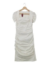 SONJA KIEFER Schlauchkleid Damen Kleid Gr. DE 38 weiß Elegant