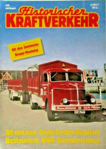 Historischer kraftverkehr hik - kraftverkehr,