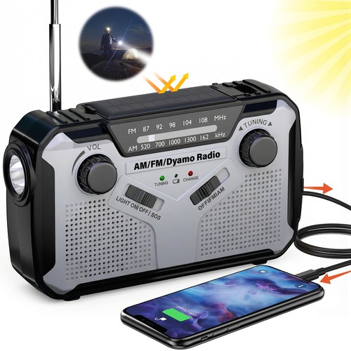 Solar radio kurbelradio - solar,