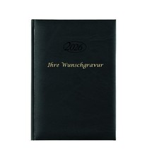Buchkalender 2026 mit Gravur /