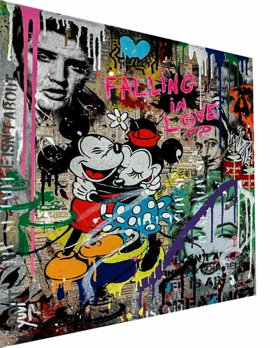 Leinwand pop art micky - pop, maus