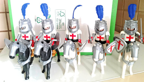 Playmobil figuren ritter - 5,