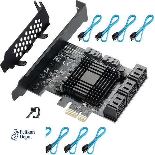Pcie sata erweiterungskarte - pcie, 8