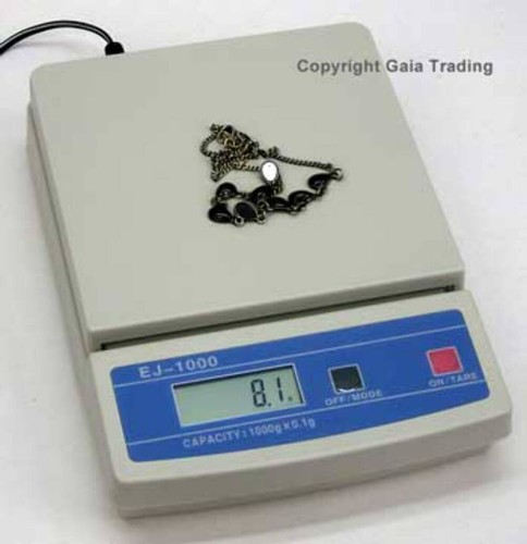 Digitale tischwaage 1000g 1g - tischwaage, 1000g/0.1g