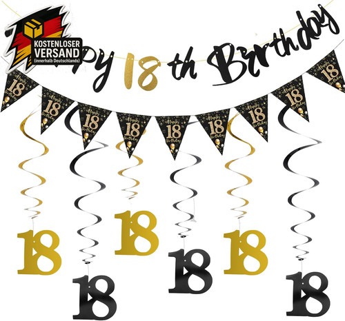 Geburtstag deko set mit - deko,