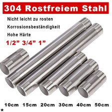 Wasserrohr Rohrnippel 304