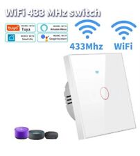 Tuya Smart WiFi Lichtschalter Glastouch Wifi und zusätzl. RF433 Smart Switch