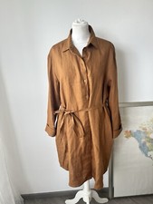 Feines COS Hemdkleid Blusenkleid 100%Leinen Langärmel  Gr. 38  Neu!!