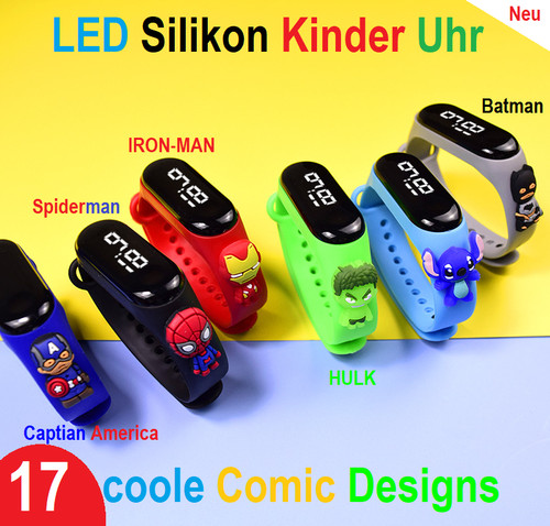 Kinder led uhr armbanduhr - led,