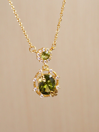 Goldfarbene halskette - goldfarbene,