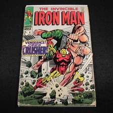 Iron Man #6 - Vol. 1, Low Grade US Marvel Comic 1969 Silver Age