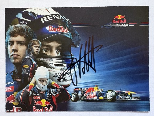Sebastian vettel signiert - sebastian,