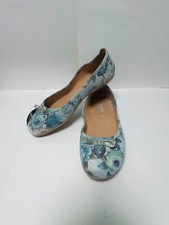 Neue Marc Shoes Leder Damen Schuhe Größe 39 ballerina Blümen blau