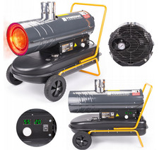 Ölheizgerät 30kW Heizkanone Diesel/Heizöl mobil | Werkstatt Baustelle Ölheizer 