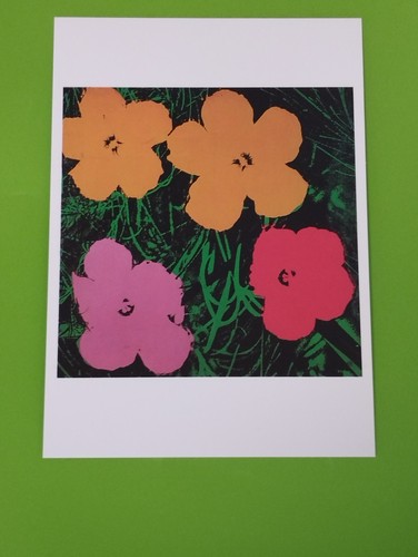 Andy warhol postkarte aus den - postkarte,