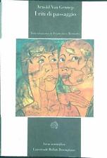 DIE ÜBERGANGSRITEN VAN GENNEP