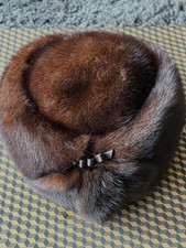 VINTAGE NERZ MODELL HUT VON GENEVIEVE LOUIS WIMBORNE ENGLAND, TOP ZUSTAND