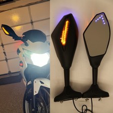 Motorrad Rückspiegel mit LED Blinker Für Honda CBR1000RR CBR600R CBR250R CBR125R