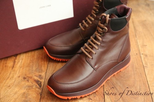 John lobb burgund leder - leder, derby
