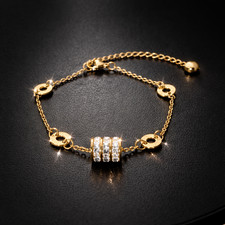 Damen Armband Gold Edelstahl