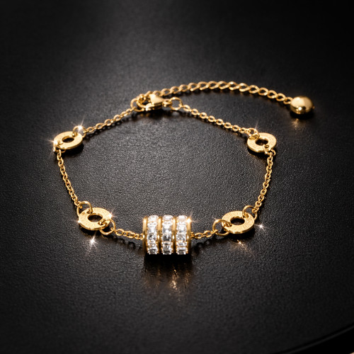 Damen armband gold edelstahl - damen,