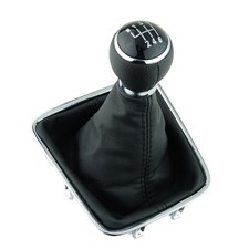 Schaltsack Schaltknauf f. VW Golf Plus 5M 521 Tiguan 5N Sharan 7N Rahmen 6 Gang 
