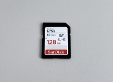 Sandisk 128 GB Ultra 80 MB/s SD SDXC