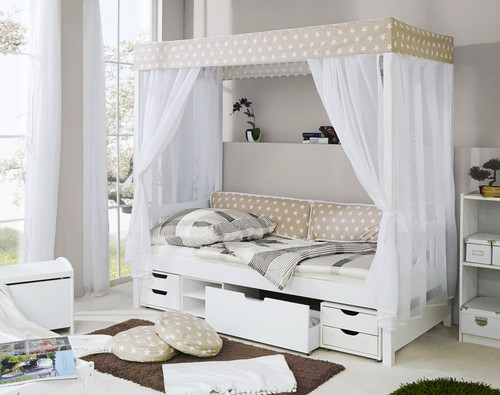 Ticaa himmelbett beige 310 - ticaa,