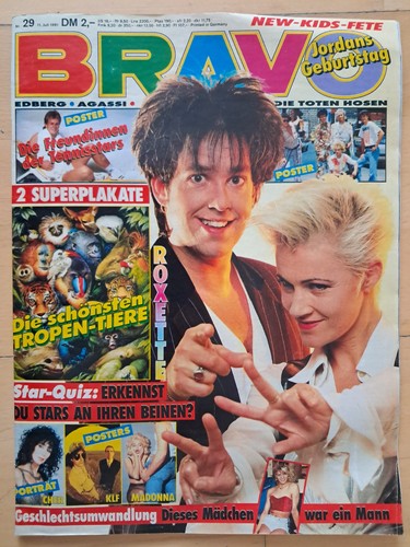 Bravo vom 7 1991 mit - nr.29,