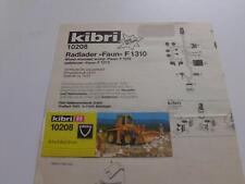 Kibri H0 10208 Bauanleitung für Radlader Faun F 1310